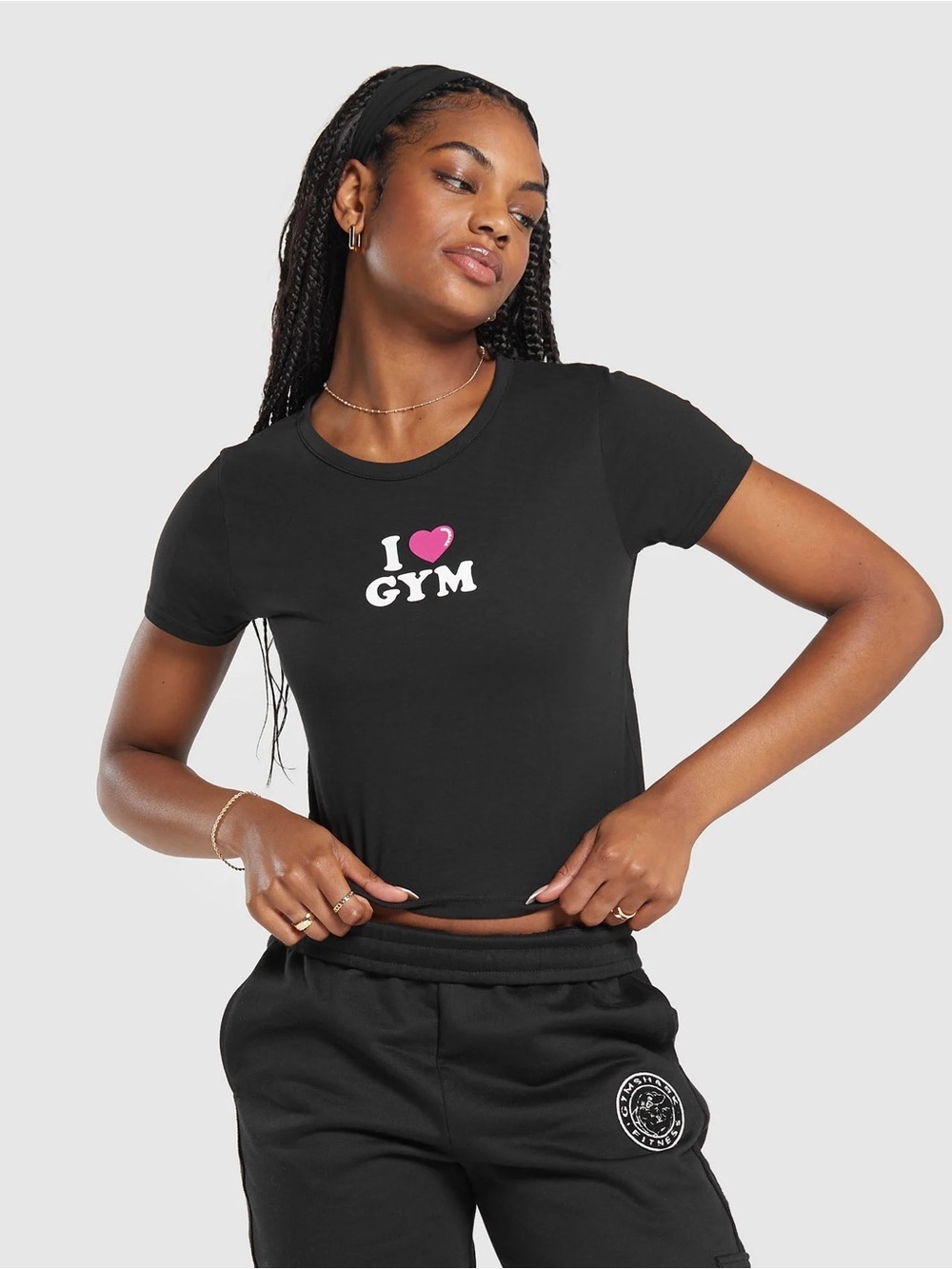 Gymshark Black Baby Gym tee